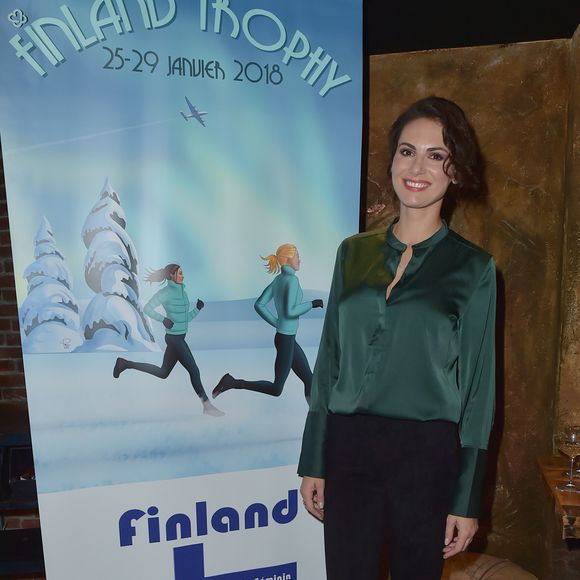 Exclusif - Laétitia Bléger - Présentation du 1er Raid sportif 100% féminin "Le Finland Trophy" au Ice Kube Bar à Paris le 13 décembre 2017. La course se déroulera du 25 au 29 janvier 2018 au Cercle Polaire en Laponie avec 50 équipes.  © Giancarlo Gorassini/Bestimage