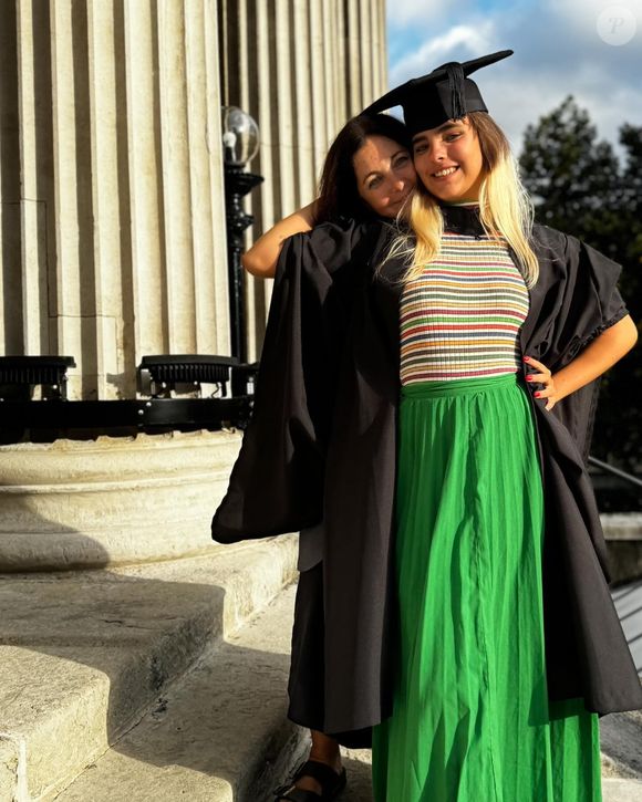 Cristiana Reali fière de sa fille Toscane