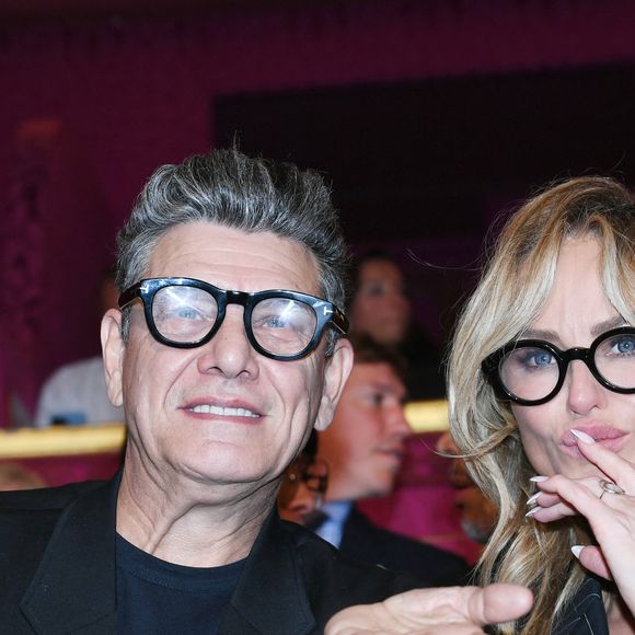 Exclusif - Marc Lavoine et sa compagne Adriana Karembeu au "concerto pour la paix" de Omar Harfouch au théâtre des Champs-Elysées à Paris le 18 septembre 2024.

© Rachid Bellak / Bestimage