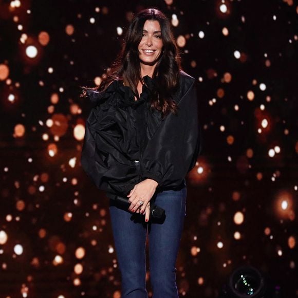 Jenifer Bartoli - Surprises - Enregistrement de l'émission "La boîte à secrets 15", au Studio 128 à Saint Denis, présentée par F.Bollaert et diffusée le 17 février 2023 sur France 3. © Christophe Clovis / Bestimage