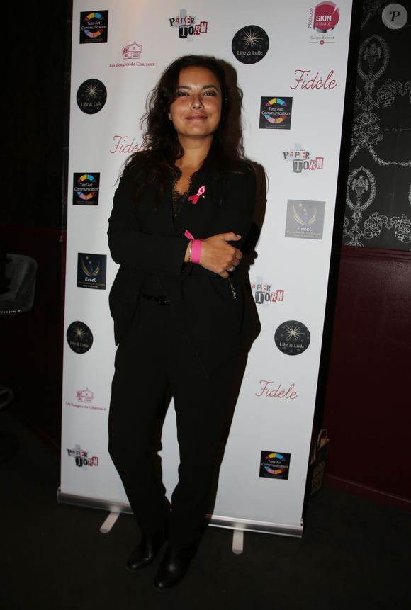 Anaïs Baydemir - Cocktail de bienfaisance 'Octobre Rose' au restaurant Fidèle à Paris, France, le 16 octobre 2017. © Denis Guignebourg/Bestimage