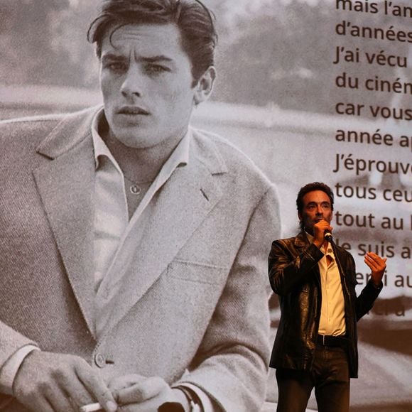 Exclusif - Anthony Delon représentait son père lors de la projection du film "Monsieur Klein" du réalisateur J. Losey lors du 50ème Festival La Rochelle Cinéma à La Coursive à La Rochelle le 3 juillet 2022. 
© Jean-Marc Lhomer/Bestimage