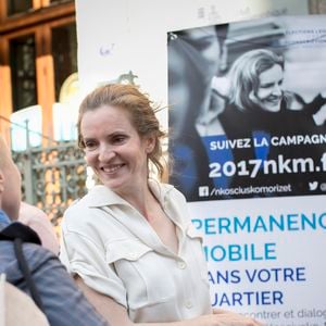 Nathalie Kosciusko-Morizet (NKM) candidate aux élections legislatives dans la 2ème circonscription de Paris reçoit la visite et le soutien de Jean-Pierre Raffarin le 6 juin 2017. © Romuald Meigneux/Bestimage
