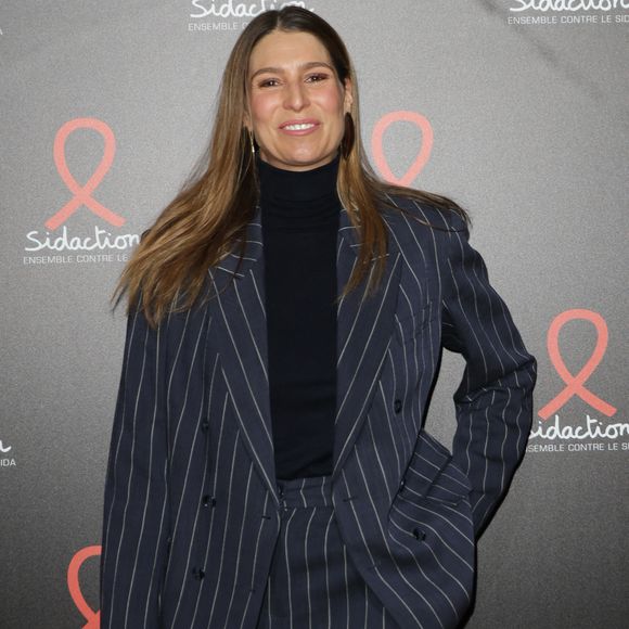 Laury Thilleman (Miss France 2011) - Photocall de la soirée de lancement du Sidaction 2025 au Lido à Paris le 3 mars 2025. © Coadic Guirec/Bestimage