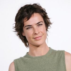 Archives - Bénédicte Delmas - Personnalités en studio lors de la conférence de presse de rentrée TF1 à Paris, le 30 août 2004. © Frédéric Pieau/Bestimage