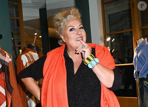 Exclusif - Marianne James - Vernissage de l'exposition de la collection "(Re) Born" de Nathalie Garçon et Emile Garçon dans la boutique de la Galerie Vivienne à Paris. Le 17 septembre 2021
© Coadic Guirec / Bestimage