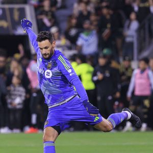 Hugo Lloris (Los Angeles Football Club) lors du match de football MLS opposant le Los Angeles Football Club au FC Dallas au stade BMO Stadium de Los Angeles, Californie, Etats-Unis, le 1er juin 2024. Le LAFC bat le FC Dallas 1-0. © PI via ZUMA Press/Bestimage | 00663881