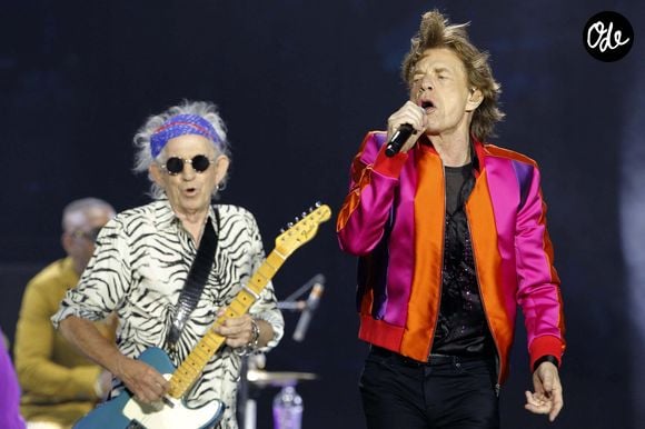 Cette complicité, faite d'admiration et de tensions, a permis aux Rolling Stones de traverser les décennies sans perdre leur créativité.

Les Rolling Stones (Mick Jagger, Ron Wood, Keith Richards, Steve Jordan) en concert au Groupama Stadium à Décines-Charpieu, le 19 juillet 2022.

© Pascal Fayolle/Bestimage