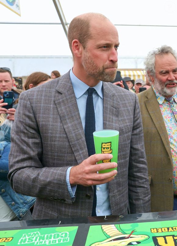 Le prince William lors de sa visite royale au Royal Cornwall Show à Wadebridge. ©Alpha Press