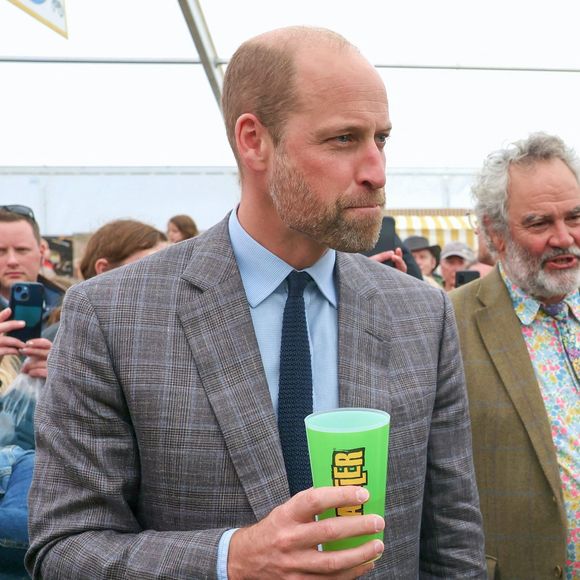 Le prince William lors de sa visite royale au Royal Cornwall Show à Wadebridge. ©Alpha Press