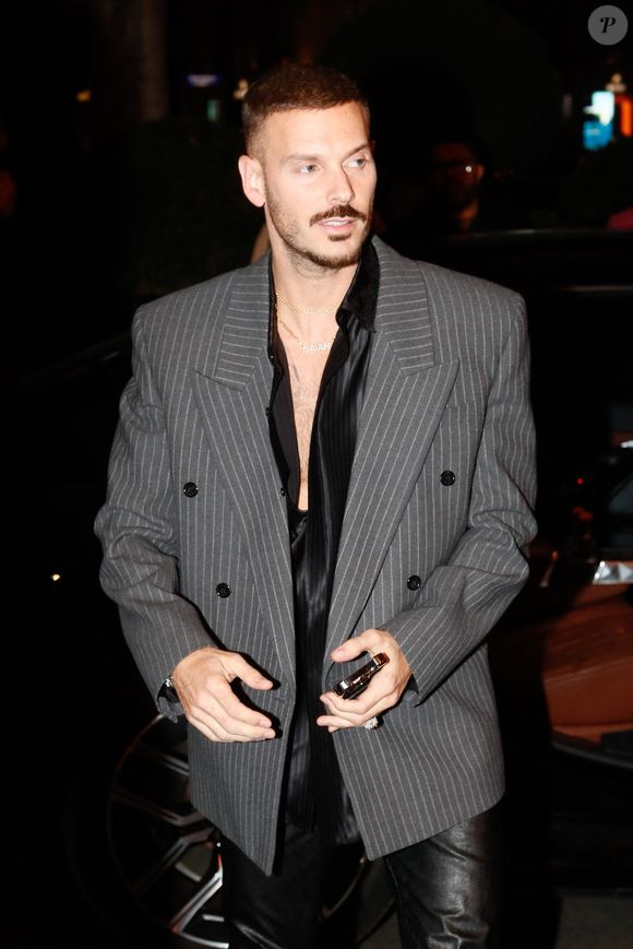 Exclusif - Matt Pokora (M Pokora) - Arrivées de la 12ème édition du Global Gift Gala à l'hôtel Four Seasons George V à Paris, France, le 05 octobre 2024.  © Christophe Clovis / Bestimage