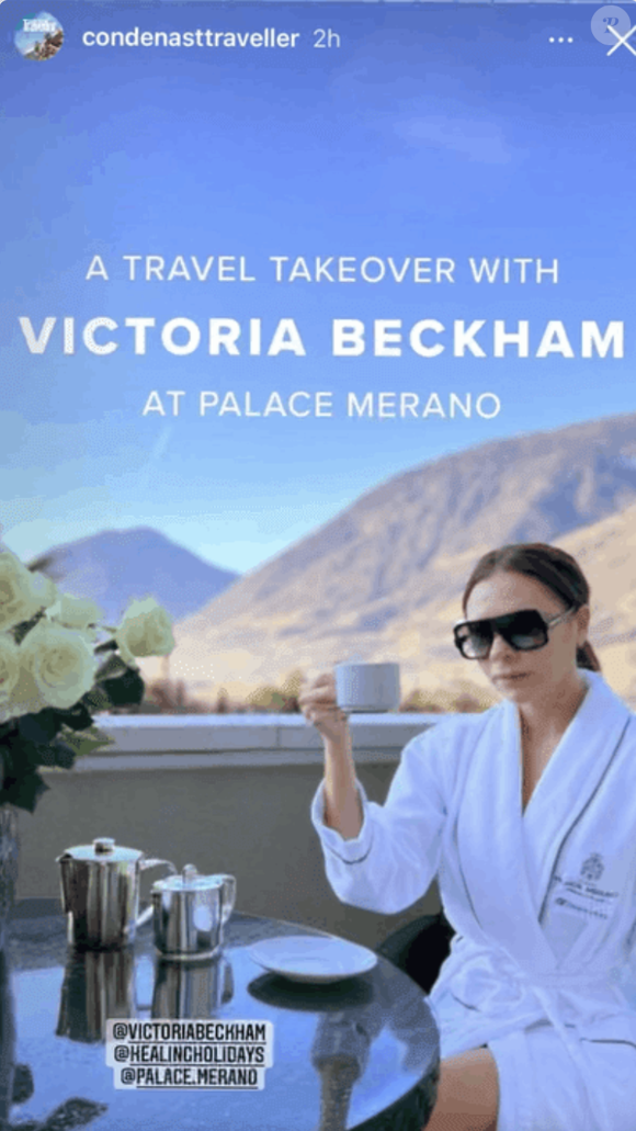 Victoria Beckham au Palace Merano