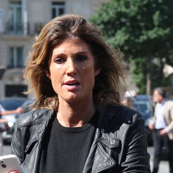 Marie Portolano - Arrivées aux obsèques de Philippe Labro en l'église de Saint-Germain-des-Prés à Paris le 13 juin 2025. © Dominique Jacovides - Christophe Clovis / Bestimage