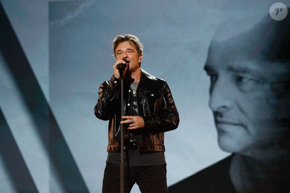 Exclusif - David Hallyday - Enregistrement de l'émission "M6 sur son 31" au Dôme de Paris, présentée par A.Galiana et E.Gossuin et diffusée le 31 décembre sur M6
© Christophe Clovis / Bestimage