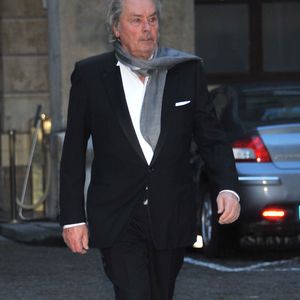 Alain Delon, le 9 avril 2023, à Paris, au Gala annuel de charité de la Maud Fontenoy Fondation à l'Hôtel de la Marine. VEEREN / BESTIMAGE