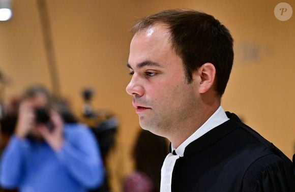 L’avocat Charles Consigny au Tribunal judiciaire (Batignolles, 32ème chambre correctionnelle) pour l'annonce de la décision dans le cadre du procès Lybien le 25 septembre 2025. © Christian Liewig / Bestimage