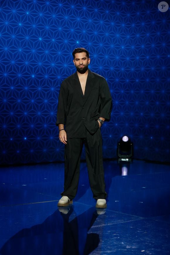 Exclusif- Kendji Girac - Backstage - Enregistrement de l'émission "La Boîte à Secrets N°20" dans les studios de la Cité du Cinéma à Saint-Denis, présentée par F.Bollaert et diffusée le 10 janvier sur France 3 © Christophe Clovis / Bestimage