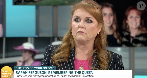 Sarah Ferguson a parlé pour la première fois sur le fait qu'elle ne fait pas partie des 2 000 invités au couronnement de "Charles" et "Camilla" à l'abbaye de Westminster le 6 mai. © JLPPA / Bestimage