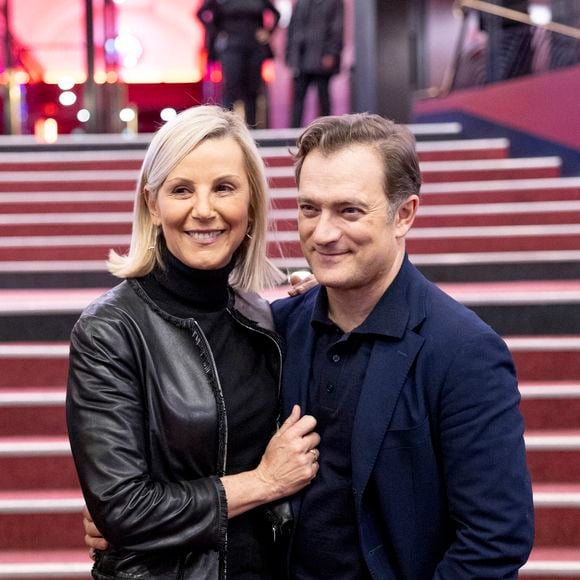 Exclusif - Laurence Ferrari et son mari Renaud Capuçon - People au concert de Renaud Capuçon à l’Olympia à Paris, France, le 10 mars 2024. © Moreau-Tribeca/Bestimage