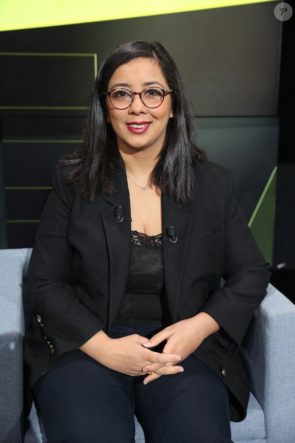 Exclusif - Neila Latrous apparaît pour une interview sur BFM TV le 18 novembre 2024 à Paris, France. Photo by Jerome Dominé/ABACAPRESS.COM