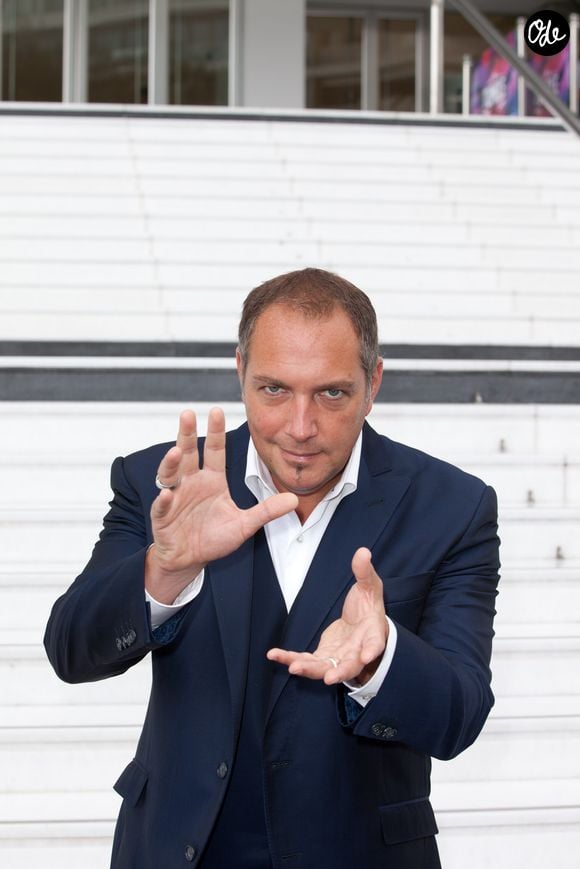 Messmer pose à l'occasion du MIPCOM à Cannes le 13 octobre 2014. © JLPPA / Bestimage