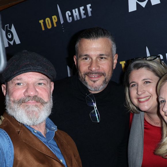 Philippe Etchebest, Glenn Viel, Stephanie Le Quellec et Helene Darroze à l'avant-première de la saison 15. Photo par Jerome Domine/ABACAPRESS.COM