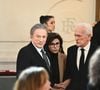 Très ému, l’animateur de 82 ans a reçu cette distinction entouré de sa famille et de ses proches, dont son épouse Dany Saval.
Exclusif - Michel Drucker, Rachida Dati et Philippe, Labro . M.Drucker reçoit la médaille de Commandeur de la Légion d’honneur par le président de la République Française Emmanuel Macron au palais de l'Elysée à Paris, le 13 février 2025.
© Guillaume Gaffiot / Bestimage