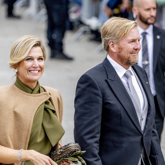 Queen Maxima (La reine Maxima des Pays-Bas), King Willem-Alexander (Le roi Willem-Alexander des Pays-Bas), Arrival at Place Guillaume II as part of the celebrations for the change of throne in Luxembourg, Day 1 in Luxembourg City, Luxembourg, 3 October 2025. ( DANA-No: 02647575 )