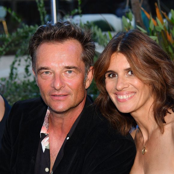 David Hallyday et sa femme Alexandra Pastor - 9ème gala étoilé Patrick Mouratoglou (coach légendaire de S. Williams) au profit de la Fondation Champ'seed à la Mouratoglou Academy afin de soutenir les jeunes espoirs du tennis mondial à Biot le 18 juin 2023.  Agence / Bestimage
