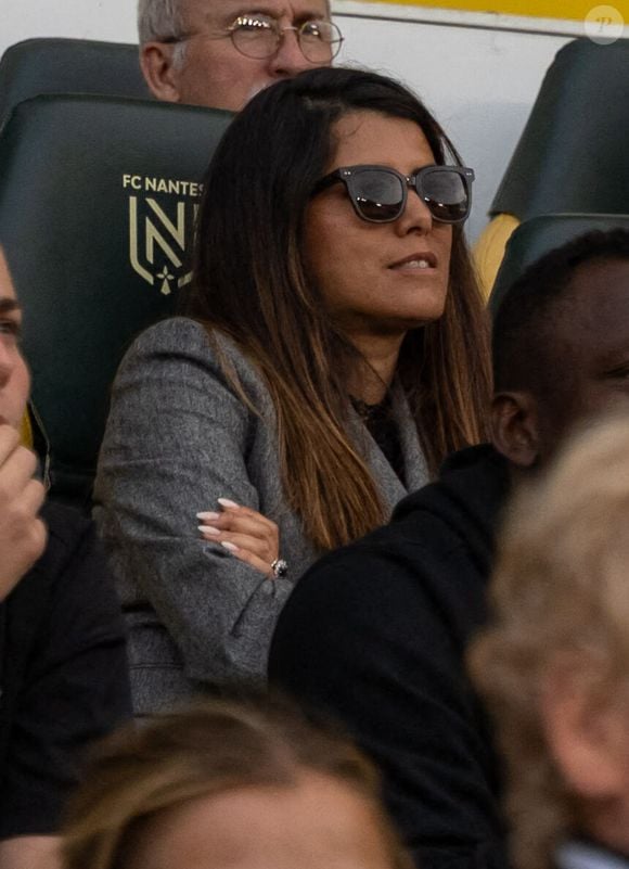 Karine Ferri - Match des Légendes du Variétés Club de France contre le FC Nantes au profit du Secours Populaire au stade de la Beaujoire à Nantes le 3 juin 2025. © Martin Bousseau/Bestimage