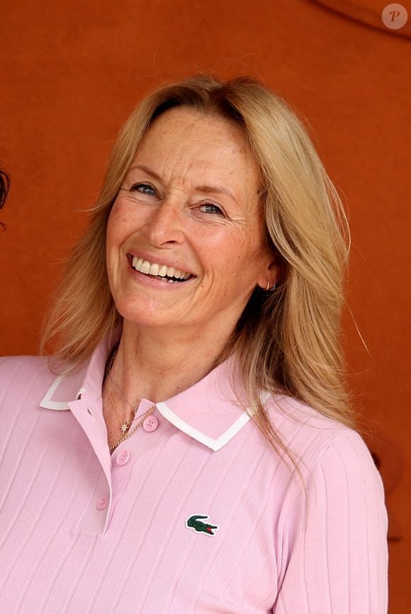 Estelle Lefébure au photocall du village lors des Internationaux de France de Tennis de Roland Garros 2026, à Paris, France, le 29 mai 2026. © Dominique Jacovides/Bestimage
