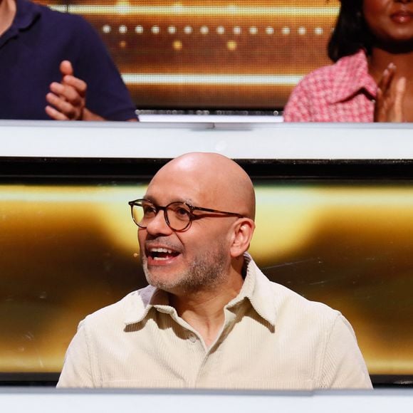 Exclusif - Yoann Riou - Enregistrement de l'émission "100% logique" présentée par C. Feraud et qui sera diffusée le 25 octobre 2025 sur France 2 au studio du Lendit à Saint-Denis, France, le 14 mars 2025. © Christophe Clovis/Bestimage