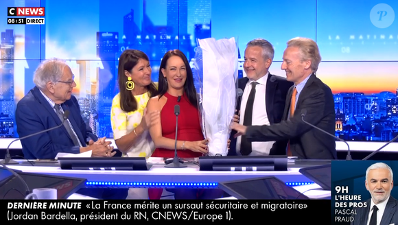 Alexandra Blanc quitte CNews quelques mois pour congé maternité.