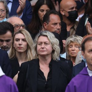 Luana Belmondo - Sorties - Obsèques de Jean-Paul Belmondo en l'église Saint-Germain-des-Prés, à Paris le 10 septembre 2021.
© Dominique Jacovides / Bestimage