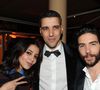 Quant au tournage du bouleversant long-métrage, Leïla Bekhti l'a volontiers évoqué - ce mois-ci - dans les colonnes de "Madame Figaro". L'occasion pour elle de se replonger dans ses souvenirs d'enfance... En plus d'évoquer son époux Tahar Rahim, le père de ses quatre enfants.
Exclusif - Leila Bekhti pose avec son mari Tahar Rahim accompagne de son frere Ahmed - Soiree Magnum pour le film "Le passe" lors du 66eme festival de Cannes le 17 mai 2013.
