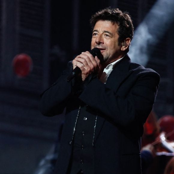 Exclusif - Patrick Bruel lors de l'enregistrement de l'émission "Serge Lama, le dernier rappel" présentée par F. Bollaert, diffusée le vendredi 21 novembre 2025 sur France 3 à 21h10, au théâtre Marigny à Paris, France, le 29 avril 2025. © Clovis-Moreau/Bestimage