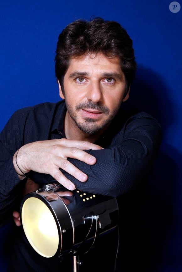 Patrick Fiori pose lors d'une séance de studio à Paris, France, en juin 2014. © VIM/Abacapress.com