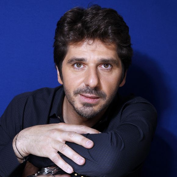 Patrick Fiori pose lors d'une séance de studio à Paris, France, en juin 2014. © VIM/Abacapress.com