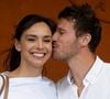 Marine et Stanislas n'ont pas manqué d'échanger des bisous et des regards complices, de quoi montrer qu'ils sont un couple aussi uni dans la vie que dans leur passion commune pour le sport.

Marine Lorphelin (Miss France) et son compagnon Stanislas Gruau au Village lors des Internationaux de France de Tennis de Roland Garros à Paris.  © Moreau / Jacovides / Bestimage