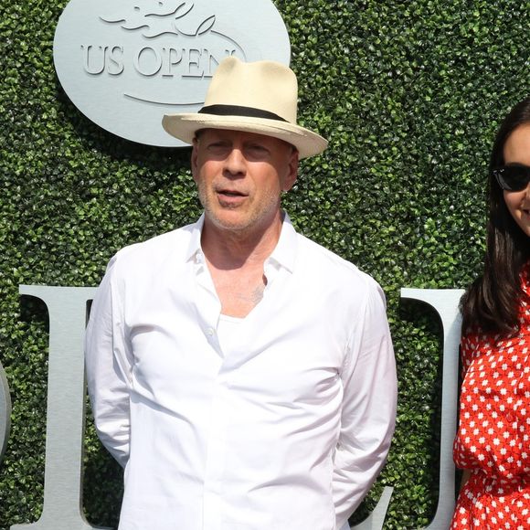 Bruce Willis et sa femme Emma lors du douzième jour de  l’US Open 2016 au USTA Billie Jean King National Tennis Center à Flushing Meadow, New York City, New York, Etats-Unis, le 9 septembre 2016. © John Barrett/Globe Photos/Zuma Press/Bestimage