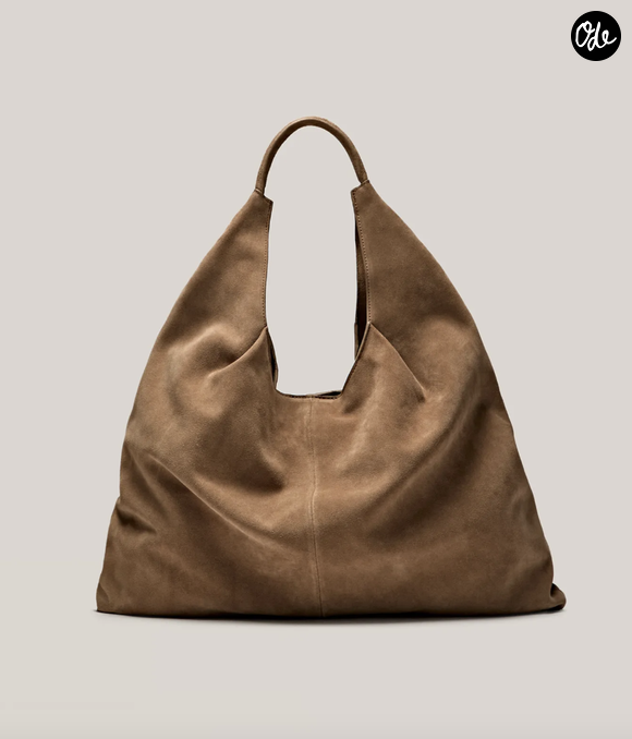 Maxi cabas en croûte de cuir - ÉDITION LIMITÉE