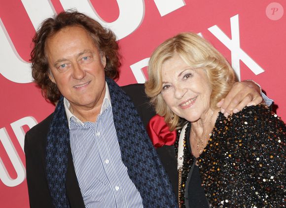 Nicoletta et son mari Jean-Christophe Molinier au photocall du "Concerto pour la paix" de Omar Harfouch au Théâtre des Champs-Elysées à Paris le 18 septembre 2024. © Coadic Guirec / Bestimage