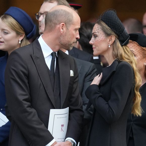 Le prince William et Kate Middleton après les funérailles de la duchesse de Kent, le 16 septembre 2025.

Photo : Goff / Bestimage