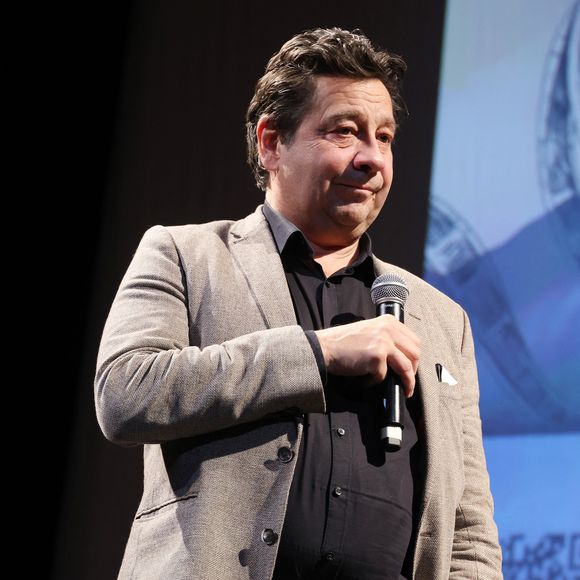 Exclusif - Laurent Gerra à la journée de pré ouverture du Festival du cinéma Français & gastronomie d'Aix-les-Bains le 2 juin 2025. 

© Denis Guignebourg / Bestimage