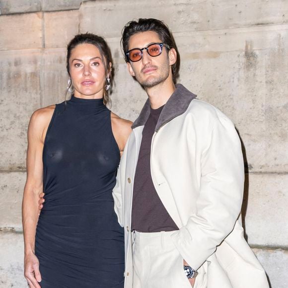 Natasha Andrews, Pierre Niney - Photocall du Défilé de mode Jacquemus Collection Hommes Automne Hiver Printemps-Été dans le cadre de la Fashion Week de Paris, France, le 25 janvier 2026.
 
© Olivier Borde / Bestimage