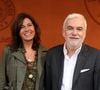 Pascal Praud, animateur de CNews et d'Europe 1, profite d'un repos estival mérité aux côtés de sa compagne Catherine Bancarel.

Pascal Praud et sa compagne Catherine Bancarel au photocall du village lors des Internationaux de France de Tennis de Roland Garros, à Paris. 

© Jacovides-Moreau/Bestimage