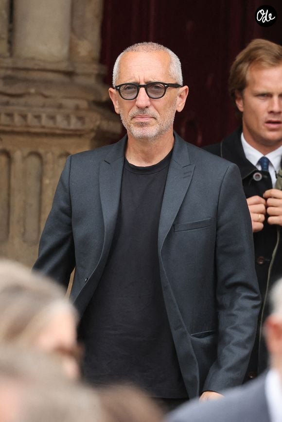 Gad Elmaleh - Sorties des obsèques de Nicolas Altmayer en l'église Saint-Germain-des-Prés à Paris le 31 aout 2026. © Dominique Jacovides-Cyril Moreau/Bestimage #