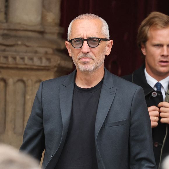 Gad Elmaleh - Sorties des obsèques de Nicolas Altmayer en l'église Saint-Germain-des-Prés à Paris le 31 aout 2026. © Dominique Jacovides-Cyril Moreau/Bestimage #