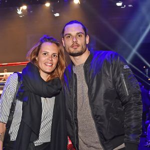 Laure Manaudou et son frère Florent Manaudou lors du gala de boxe organisé par Univent Production au Palais des Sports de Marseille le 24 mars 2018. © Bruno Bebert/Bestimage