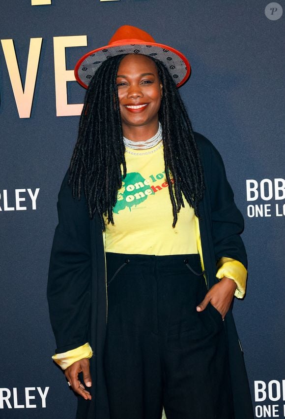 Kareen Guiock - Première du film "Bob Marley One Love" au Grand Rex à Paris le 1 fevrier 2024. © Coadic Guirec/Bestimage